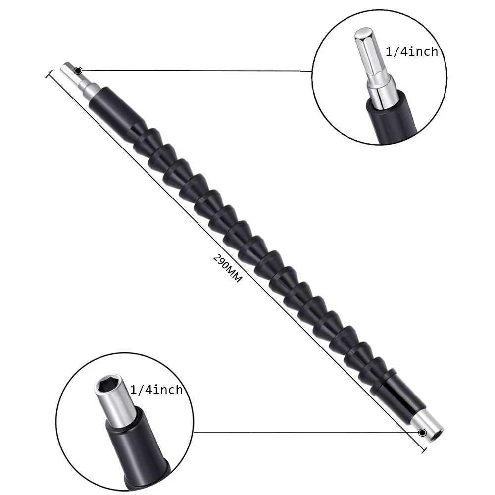 290mm Flexible Hex Shaft Drill Bits Extension Bit Holder with Magnetic