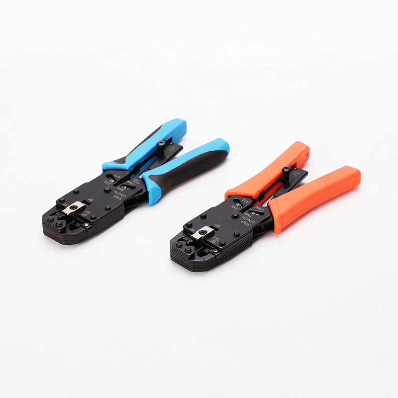 Network LAN Cable Crimping Tool for RJ45/8p8c, Rj12/6p6c, Rj11/6p4c, Rj9/4p4c with Ratchet