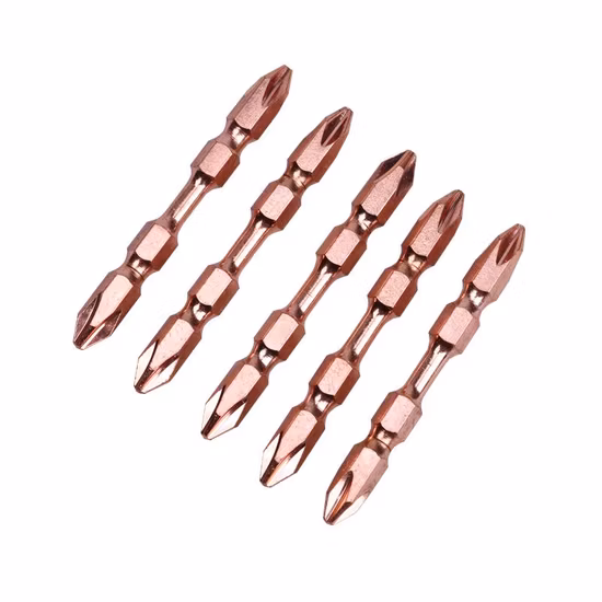 Tooljoy Punte per avvitatore a percussione pH2 da 50 mm Punte per inserto pH Set di punte per cacciavite a doppia estremità