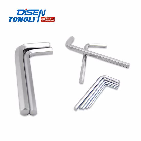 Set di chiavi esagonali a punta piatta di media lunghezza da 9 pezzi