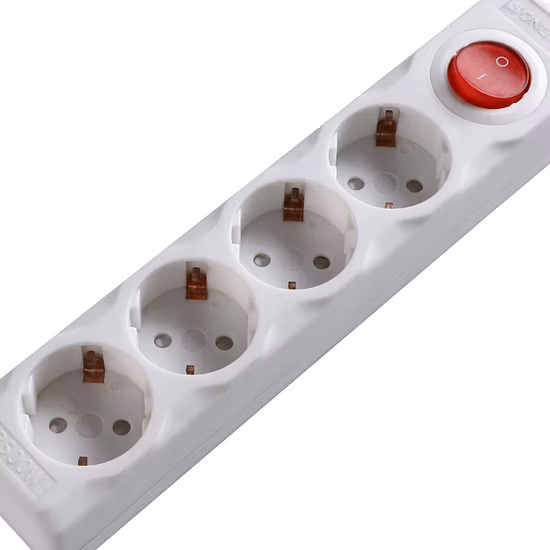 Presa standard europeo, 2, 3, 4 prese, presa prolunga
