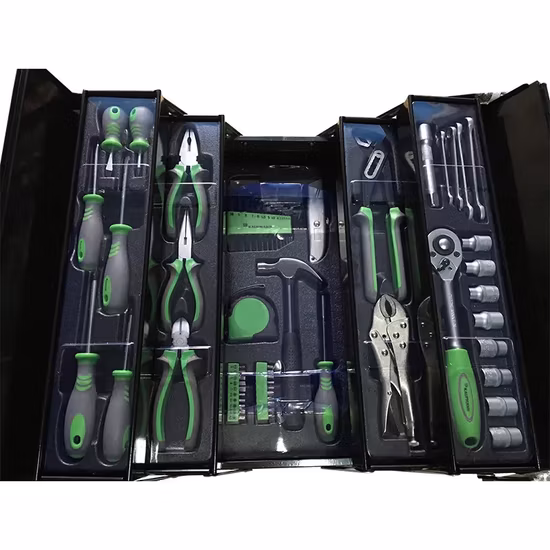 Set di attrezzi per riparazione auto da 46 pezzi, set di prese a bussola da 46 pezzi, set di chiavi