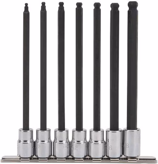 Set di chiavi a cricchetto a bussola da 53 pezzi 1/4