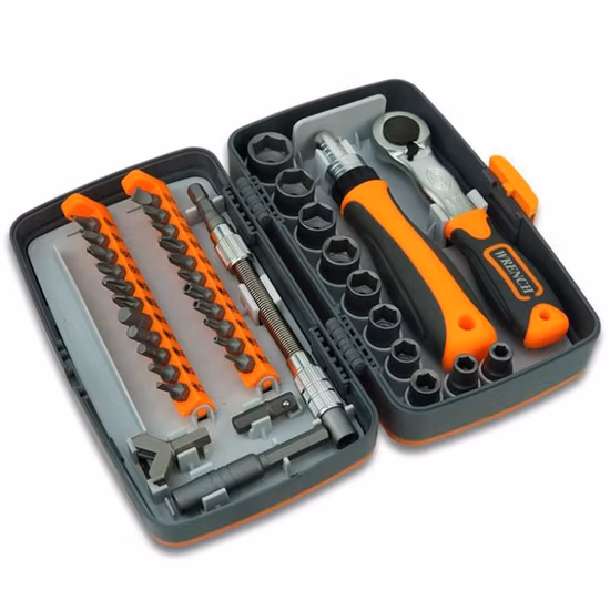 Set di strumenti mobili per cacciavite a cricchetto multiplo 38 in 1