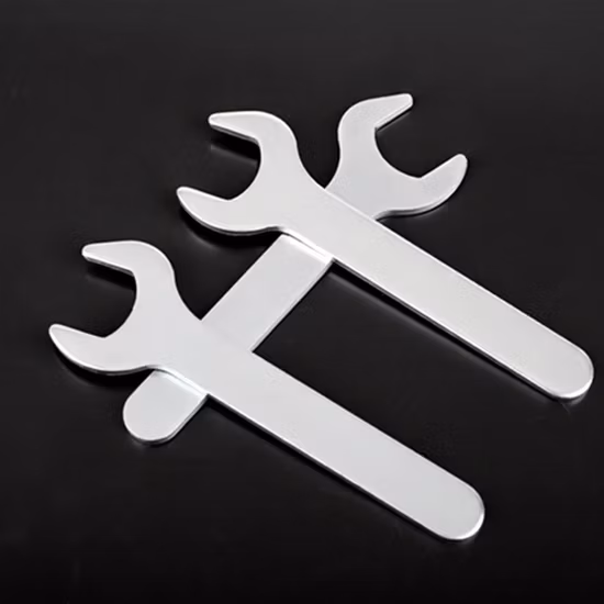 Chiave combinata piatta in acciaio al carbonio