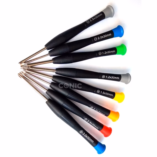 Strumento di riparazione mini cacciavite di precisione Cacciavite a taglio Phillips Torx Cr V